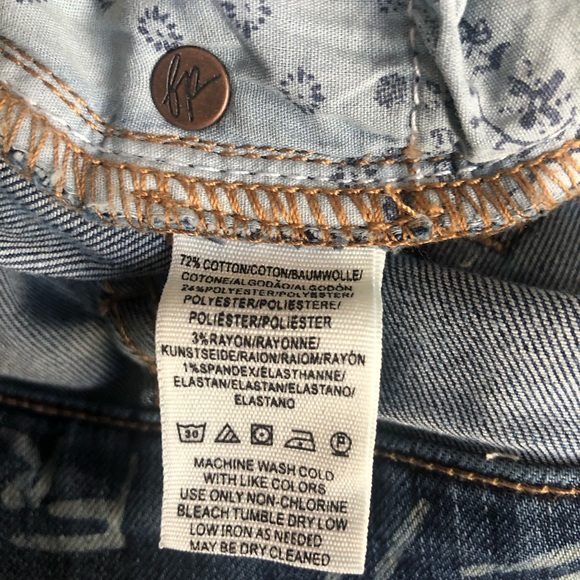 We The Free High Rise ripped skinny jeans raw hem - Picture 6 of 7